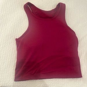 Lululemon Ebb to Street Cropped Racerback Tank Top